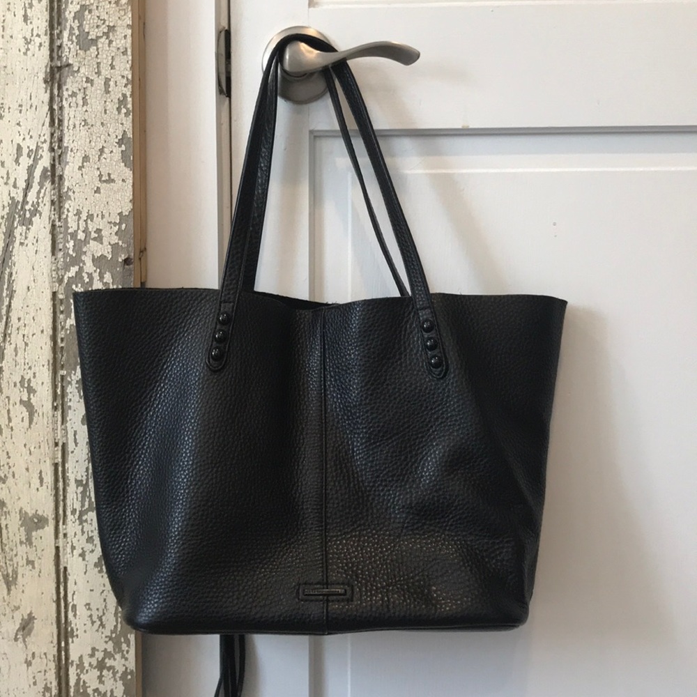 Rebecca Minkoff pebble leather studded tote